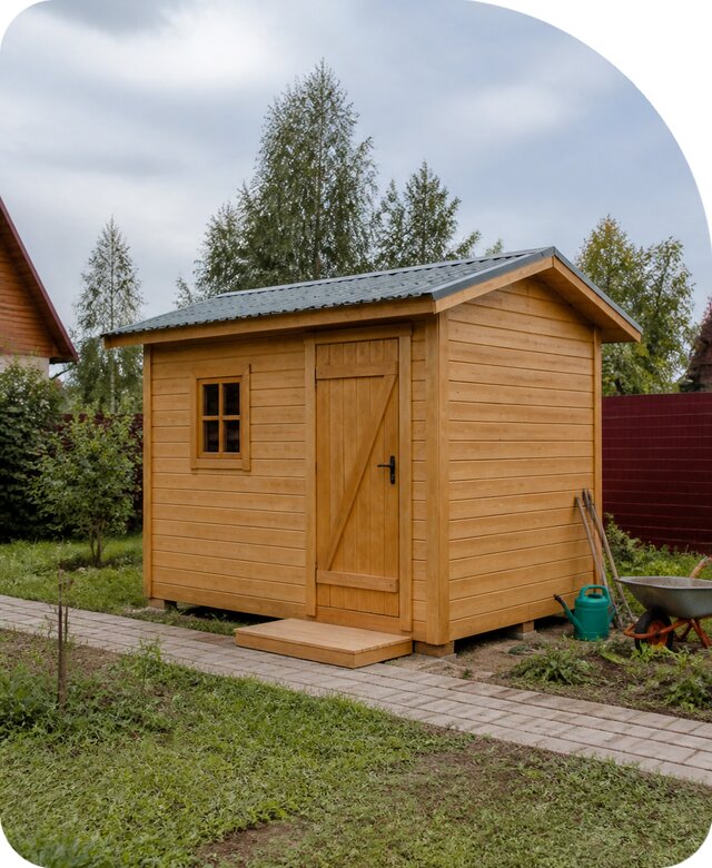 Деревянный хозблок в Карасуке по цене от 86335 р. | РадиДОМА-Кск